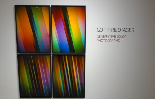 Gottfried Jäger, Generative Color. Photographs @Sous Les Etoiles